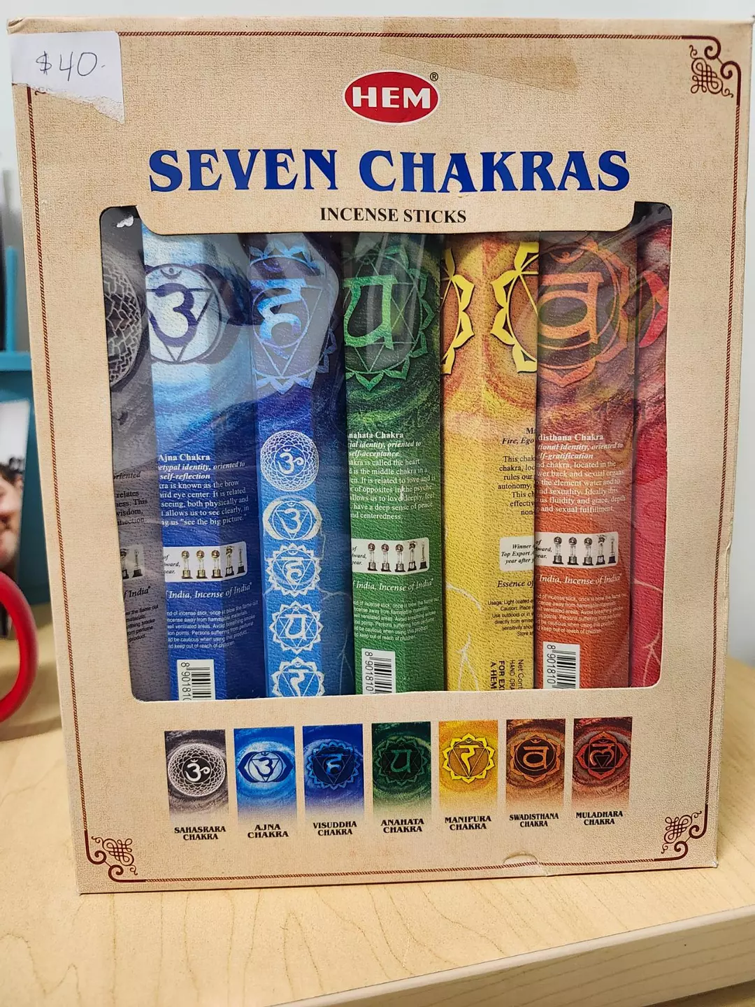 7 chakra incense set thumbnail
