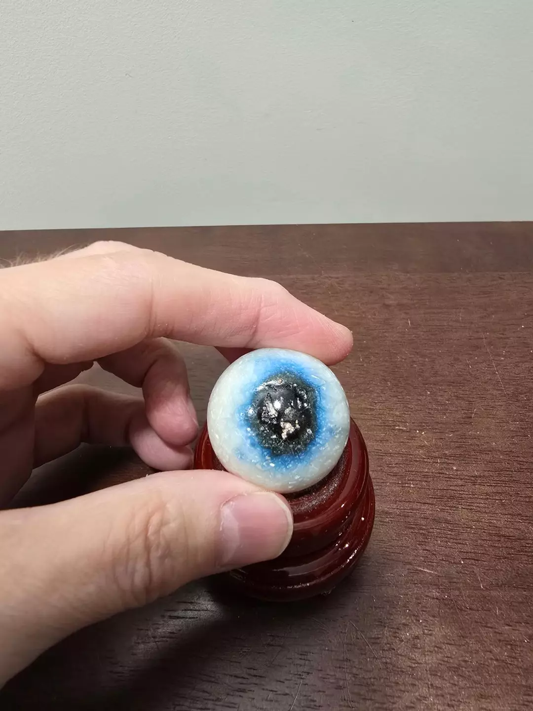 Glacierite Crystal Sphere #C 34 mm thumbnail