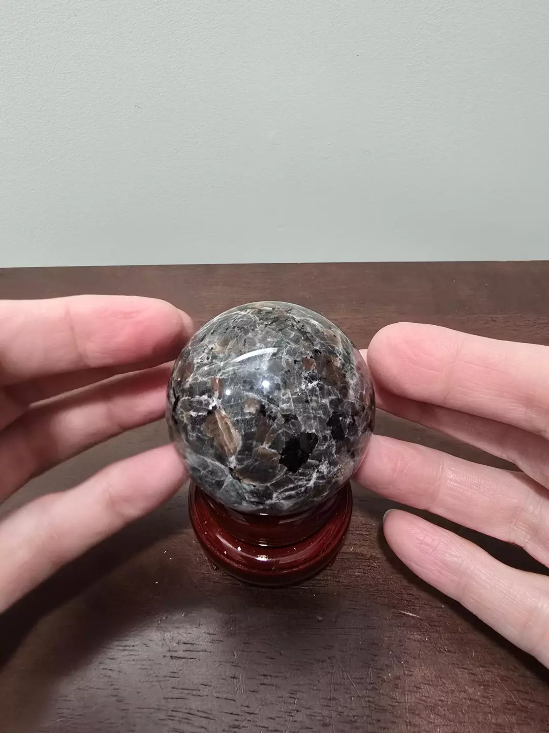 Yooperlite Crystal Sphere #E 55 mm thumbnail