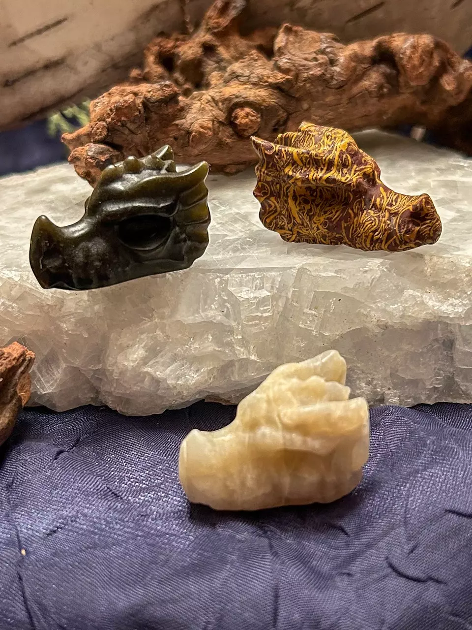 [Imperfect] Mini Dragon Head Bundle - set of three, was $15 thumbnail