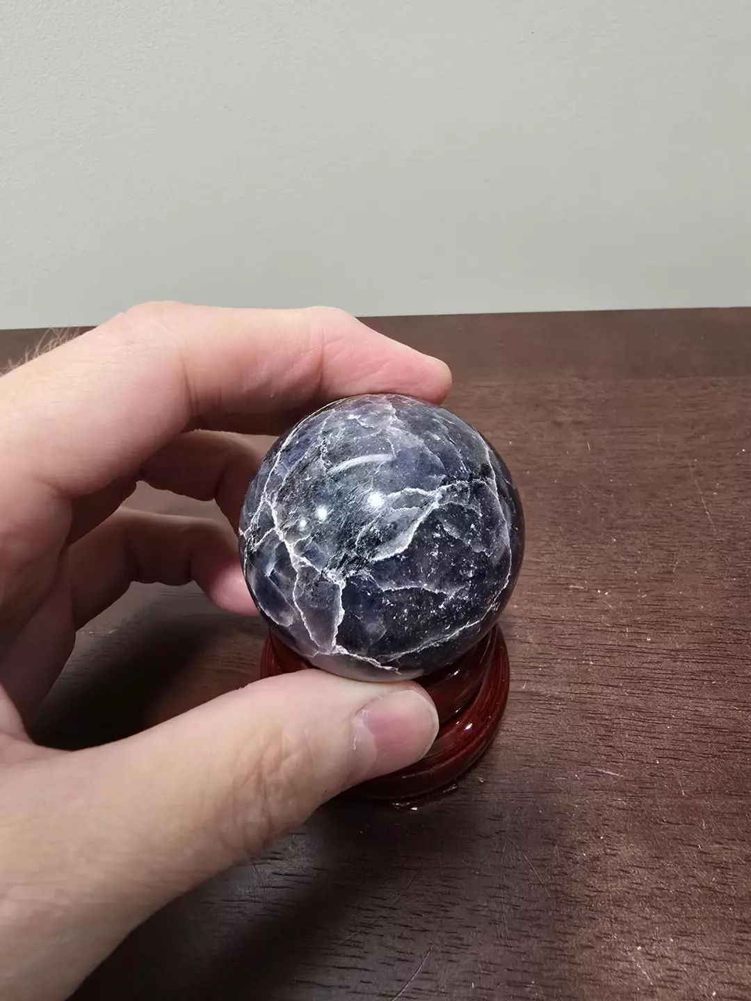 Iolite Sunstone Crystal Sphere #D 49 mm thumbnail