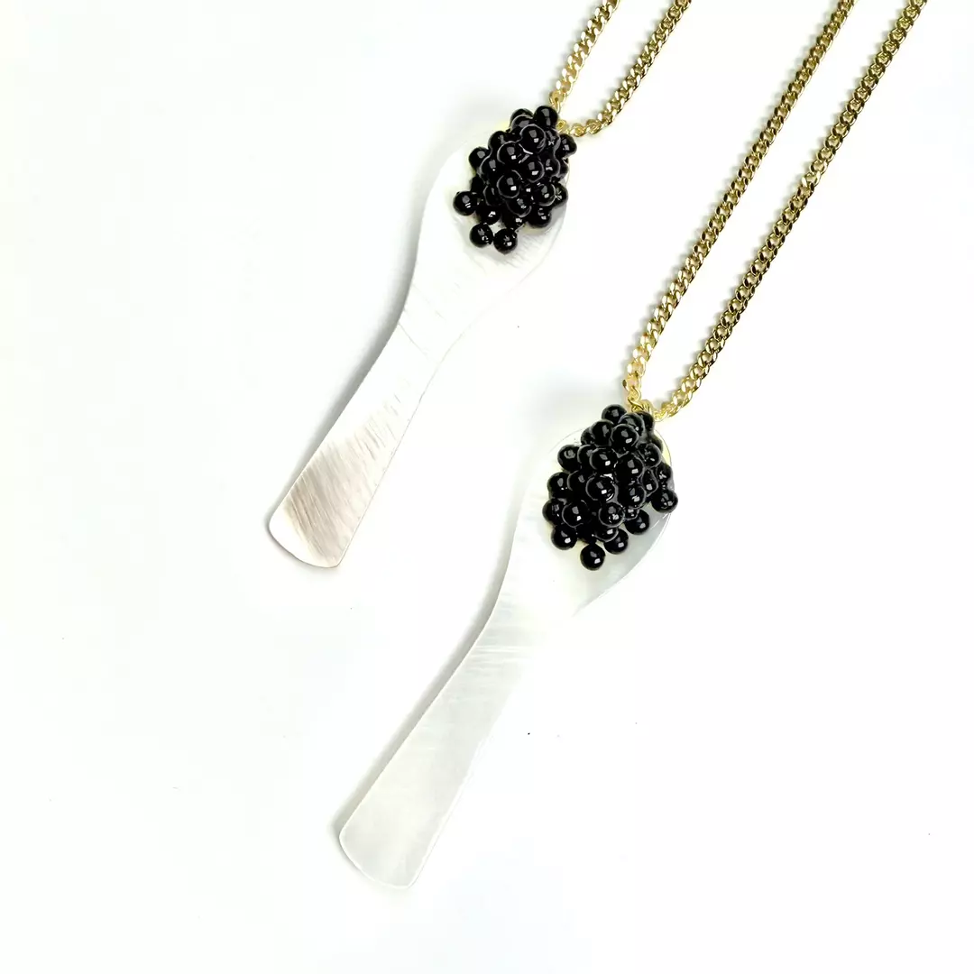 Caviar Spoon Necklace thumbnail