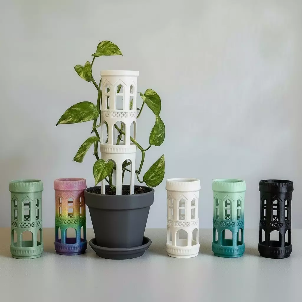 Gothic Plant Trellis - Base legs with 2 support sections thumbnail