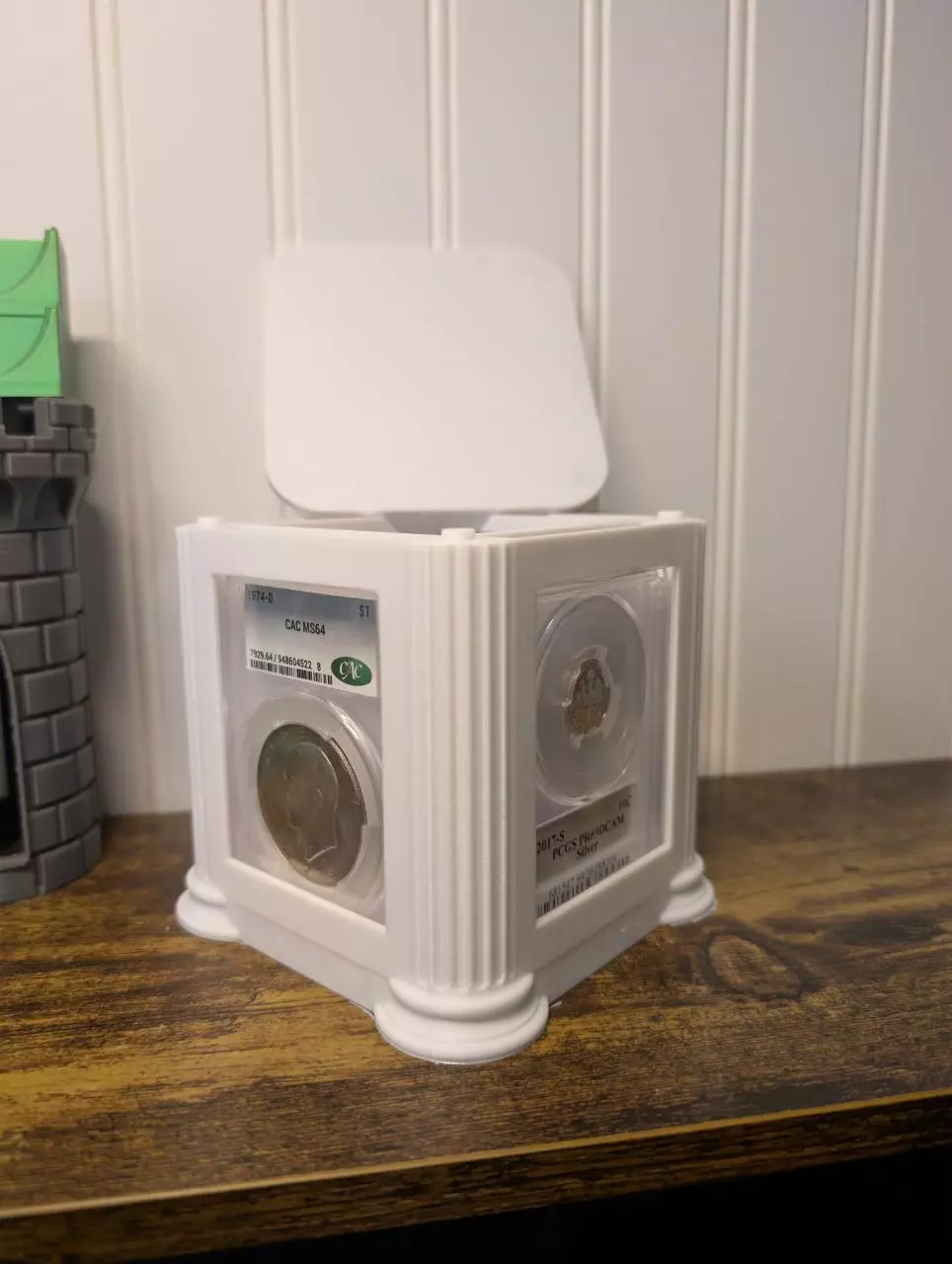 Stackable 4 Sided Slab Display (white) thumbnail