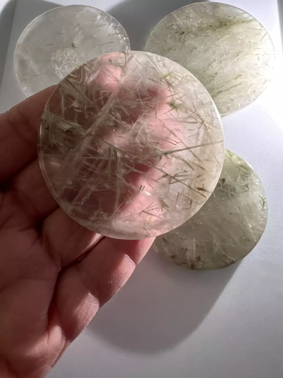Rutilated crystal disks/plates thumbnail