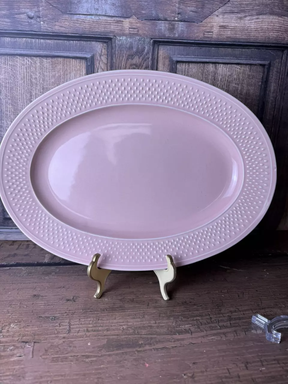 Vintage Geneviève Lethu French Platter – Grains de Riz – 1984 🇫🇷 thumbnail