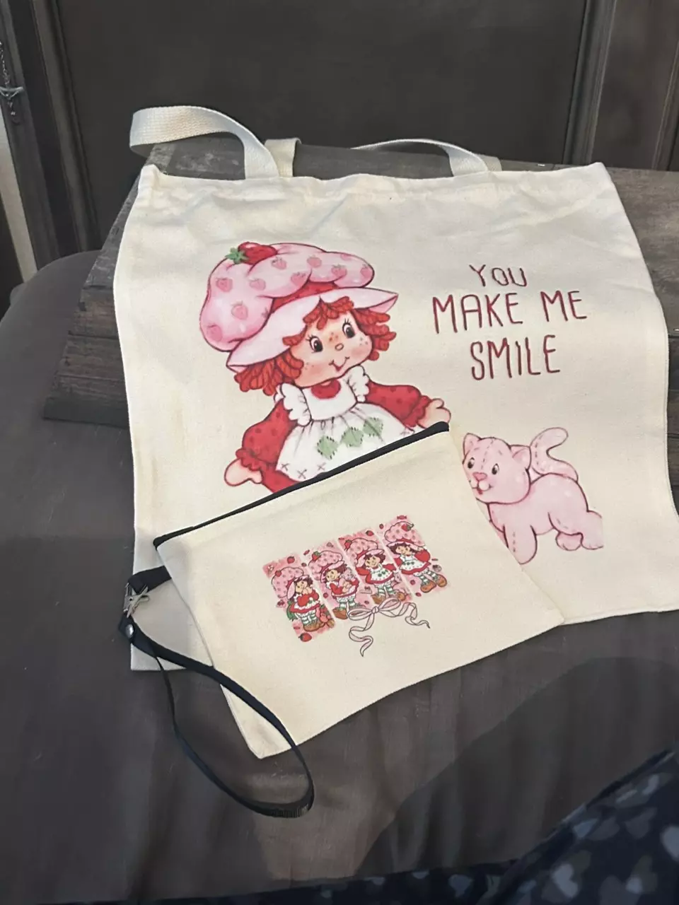 Strawberry Shortcake Tote Bag and Storage Bag Set thumbnail