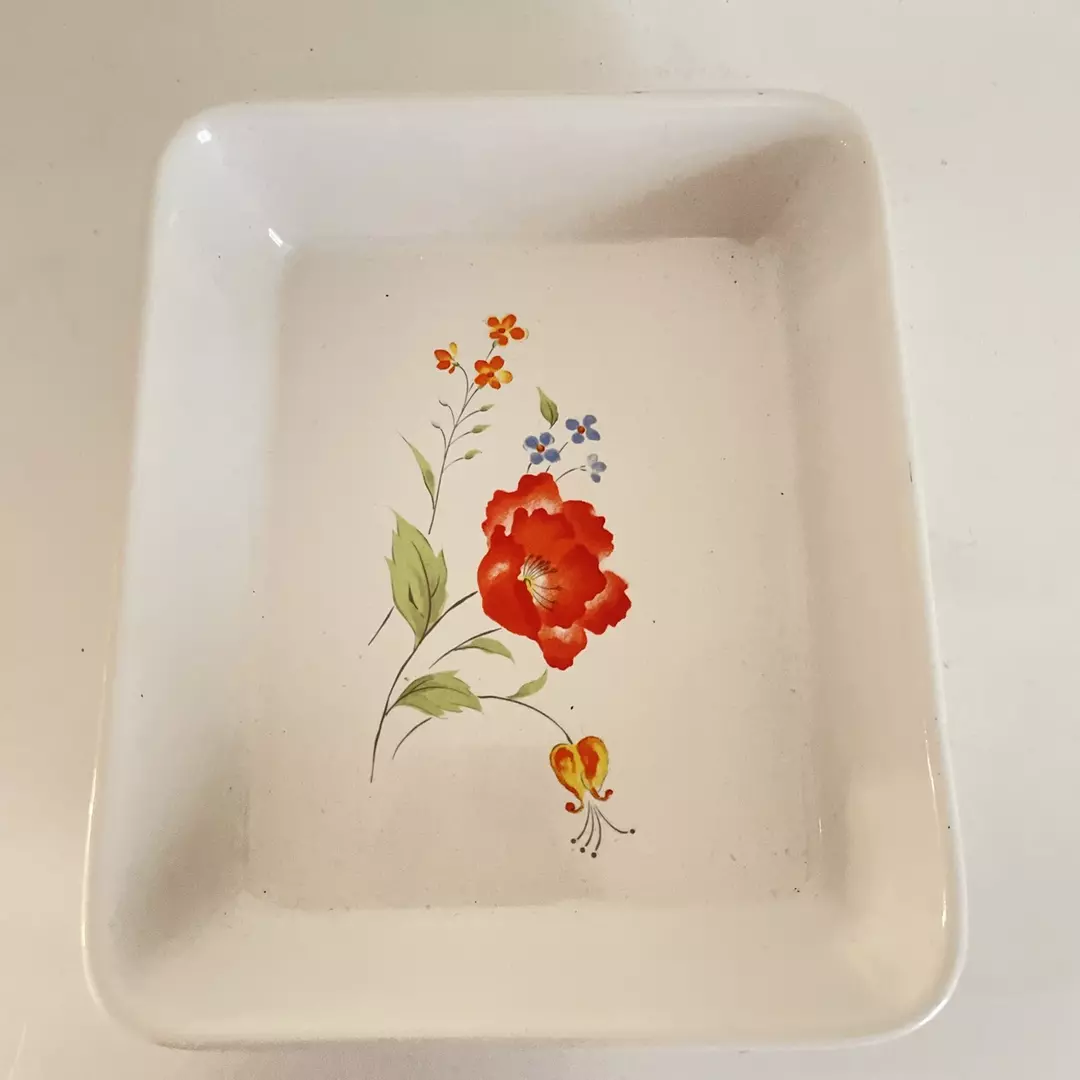 Westland Flowered Baking Dish thumbnail