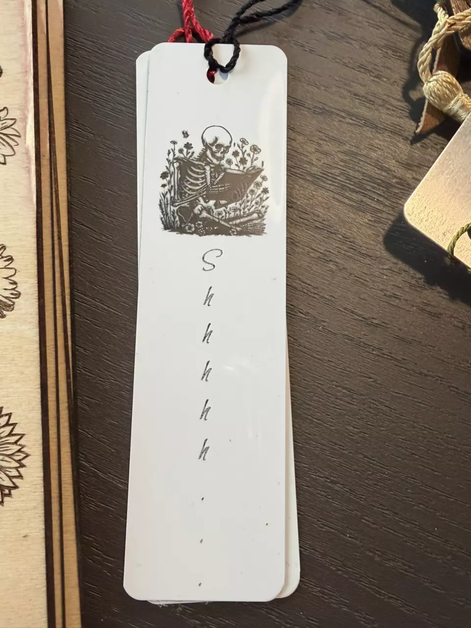 Shhhhhh metal bookmark thumbnail