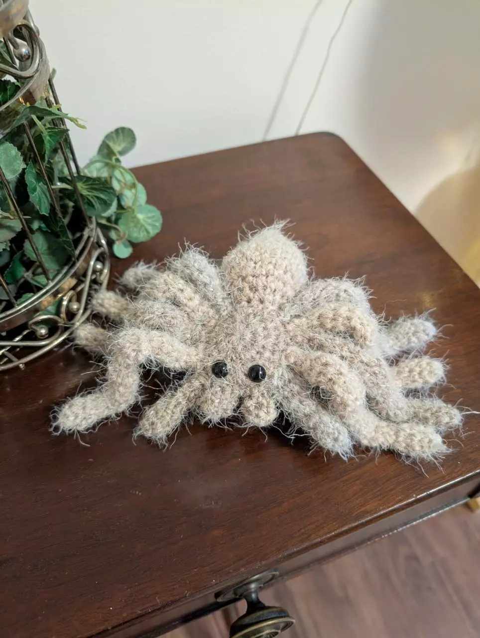 🕷️🩶 Handmade Crochet Tarantula Furry Spider thumbnail