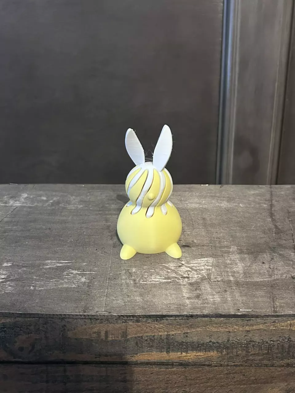 3d Print Yellow and White Bunny Fidget Toy thumbnail