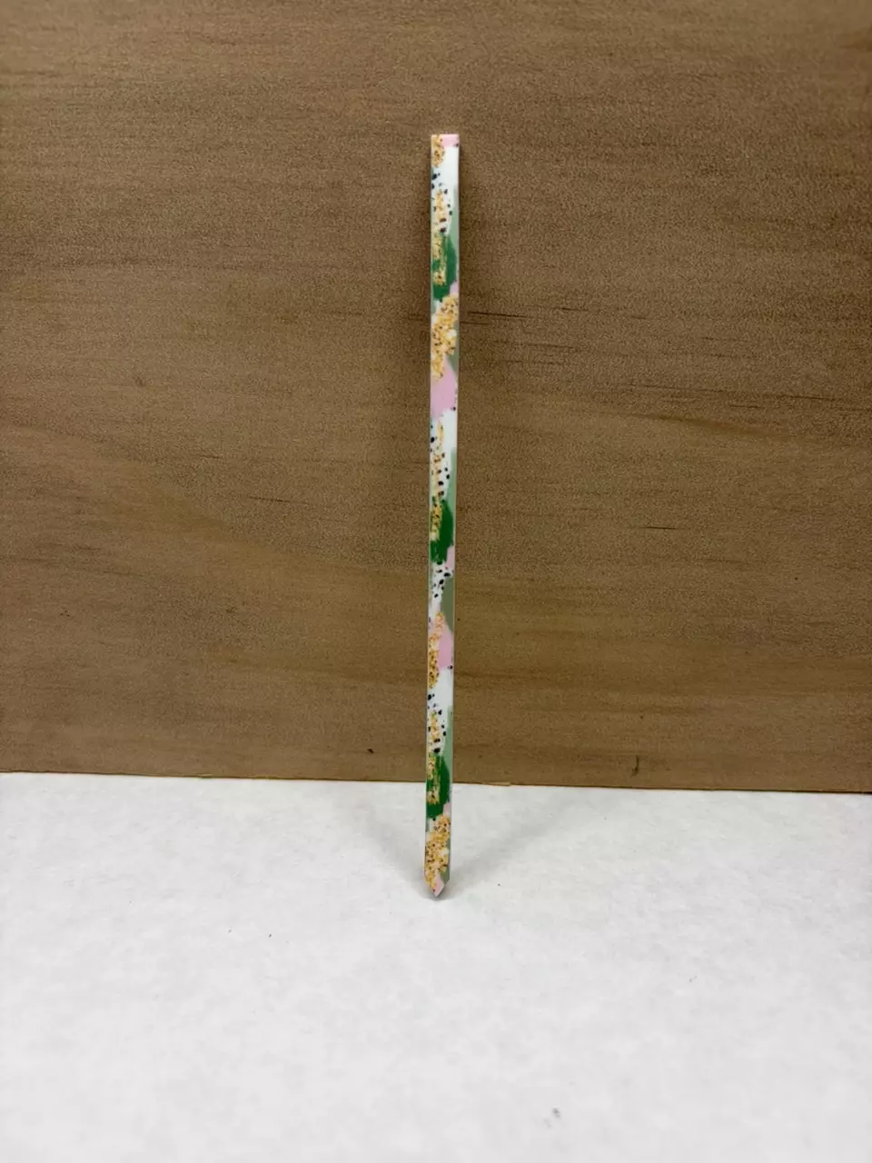 5pk Pink/Green Brush Strokes 5” Support Sticks thumbnail