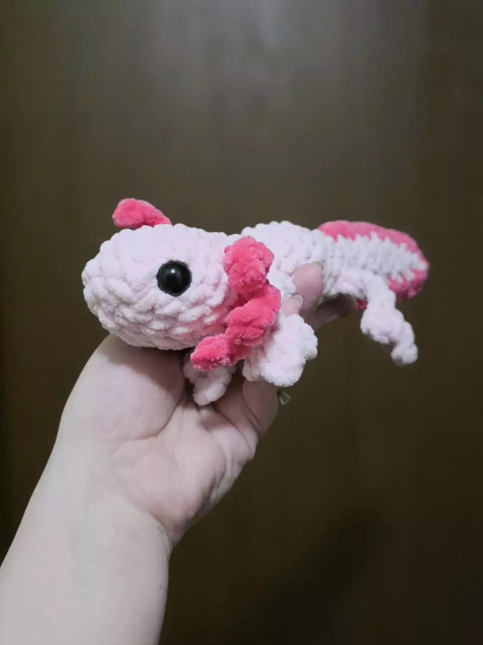 Pink Axolotl Plush thumbnail