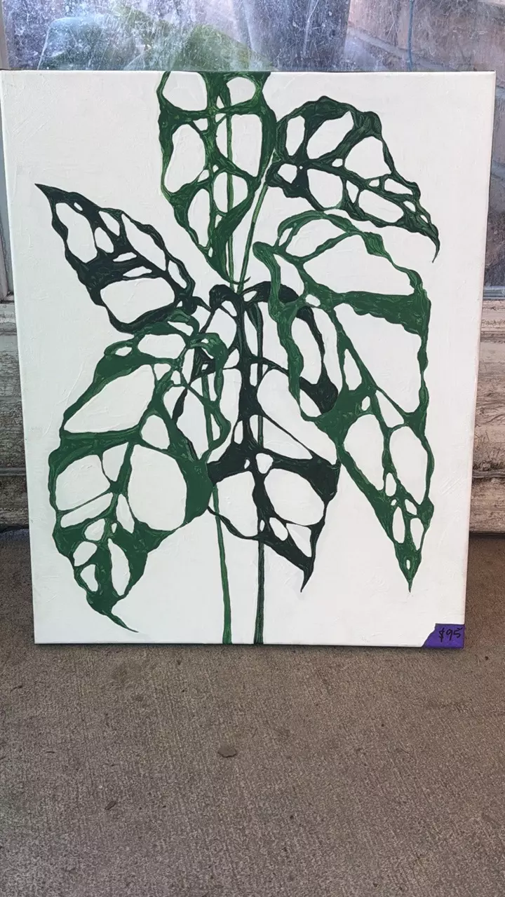 #2 Original Artwork by Yohann Bassig Monstera Obliqua thumbnail