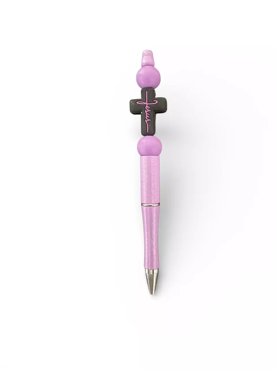 Lilac Jesus Beaded Pen thumbnail