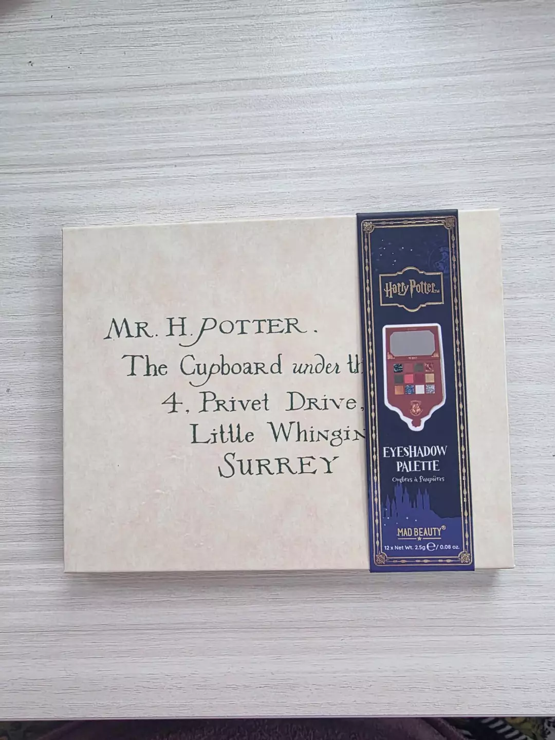 Harry Potter hogwarts envelope pallet thumbnail