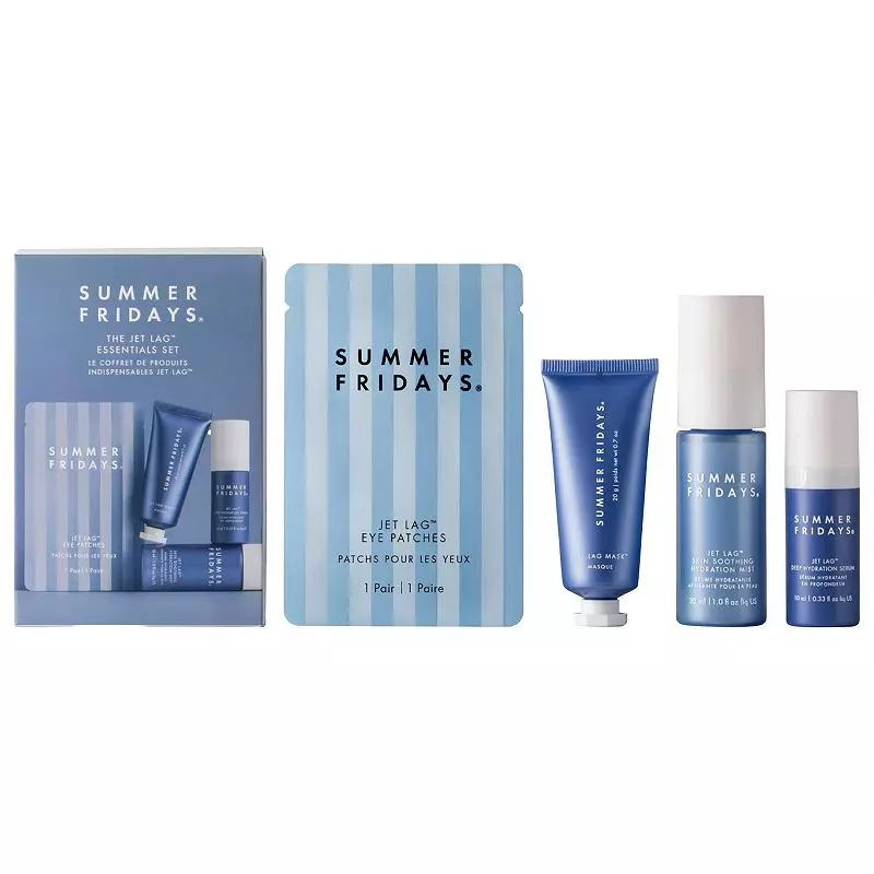 $34 MSRP Summer Fridays The Jet Lag Essentials Hydration Set for Travel NIB thumbnail