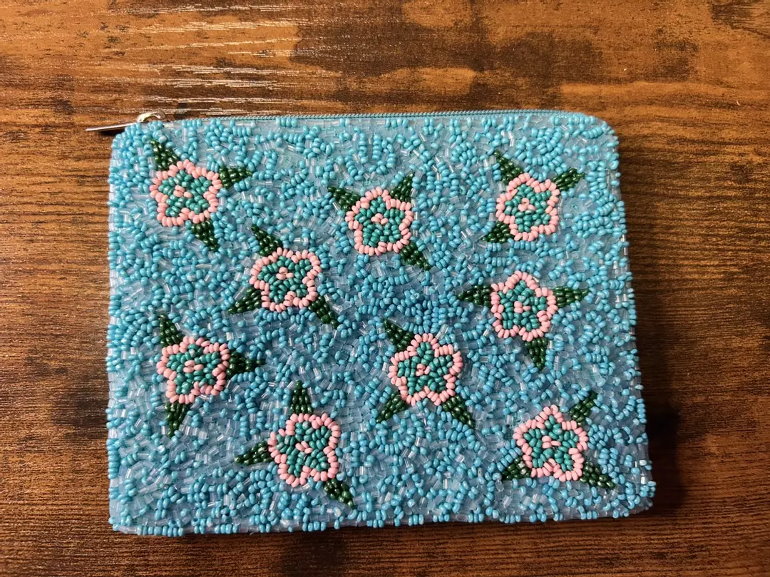 Hand Beaded Coin Purse thumbnail