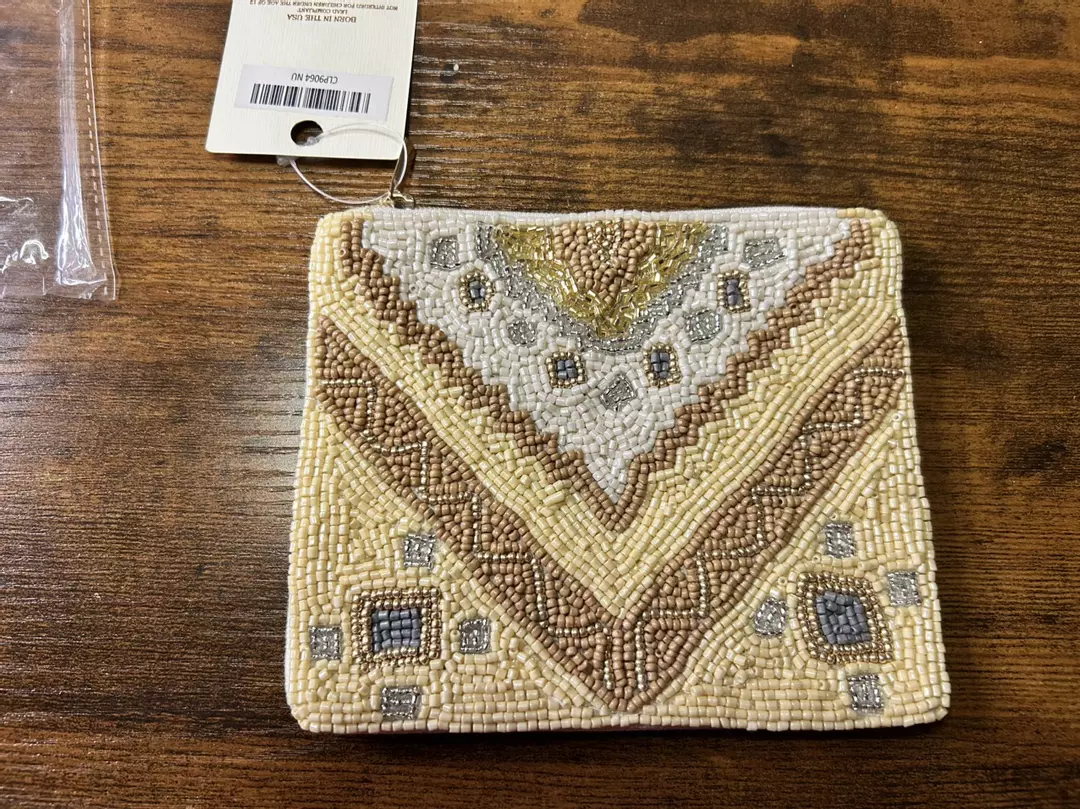 Hand Beaded Coin Purse thumbnail