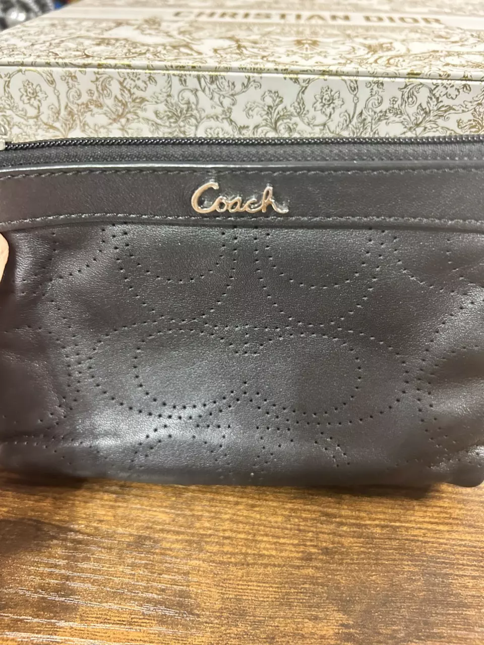 Black Coach Wristlet thumbnail