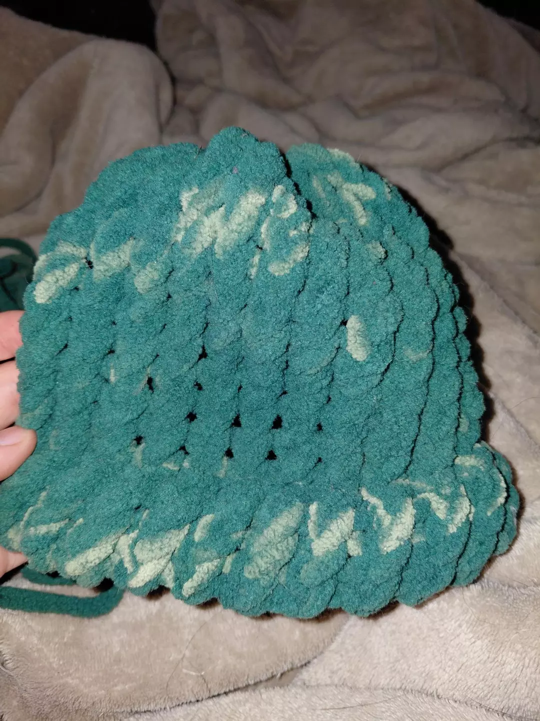 Baby Green Spiral Beanie thumbnail