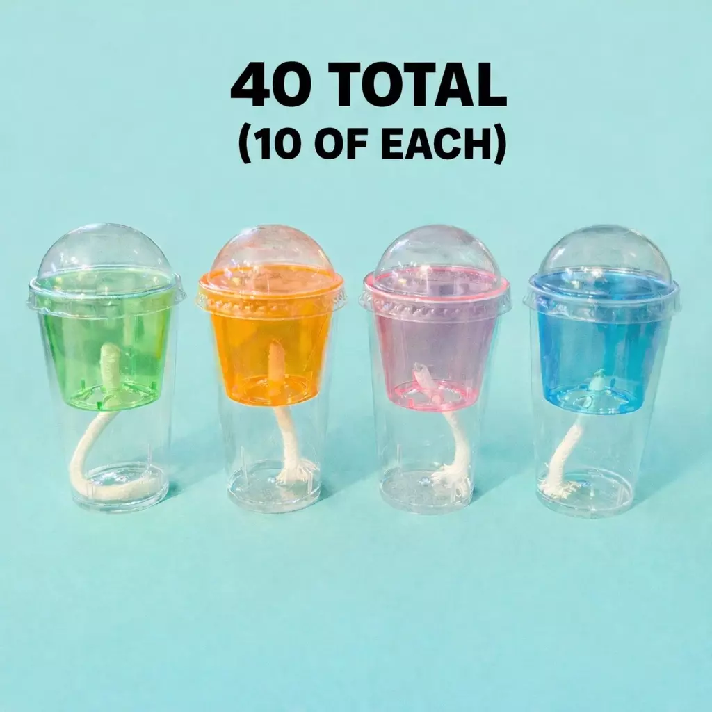 40 Self watering corm cups with lids thumbnail
