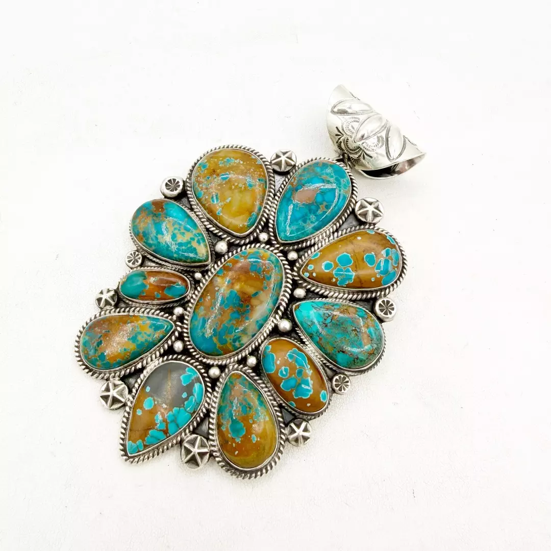 ONE DAY ONLY - Tyker Brown Pilot Mountain Cluster Pendant thumbnail