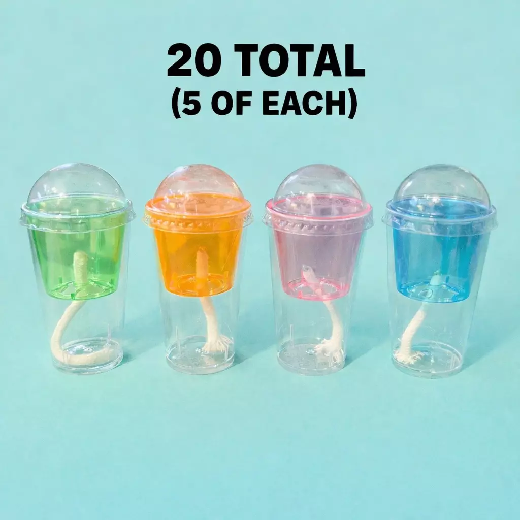 20 self watering corm cups with lids thumbnail