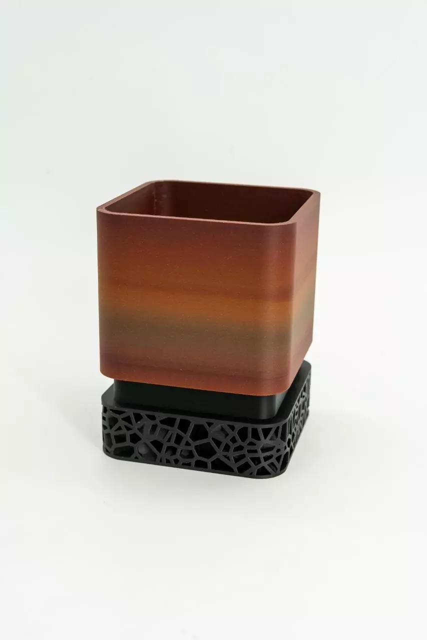 Vori Square 4in - Tigerwood/Matte Black (exact) thumbnail