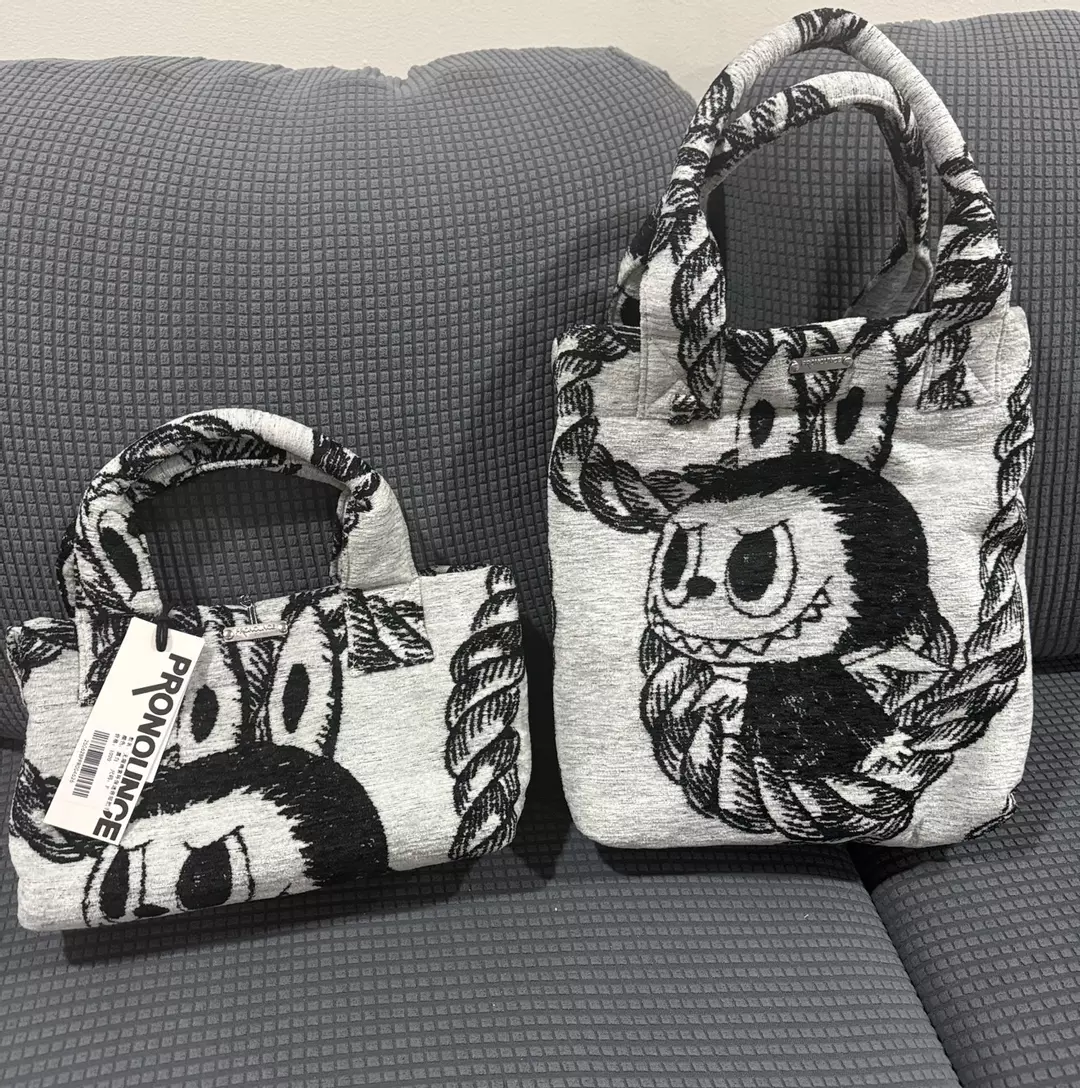 Labubu x pronounce small tote bag thumbnail
