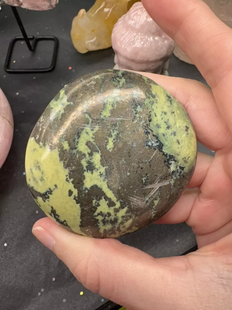 Serpentine and pyrite thumbnail