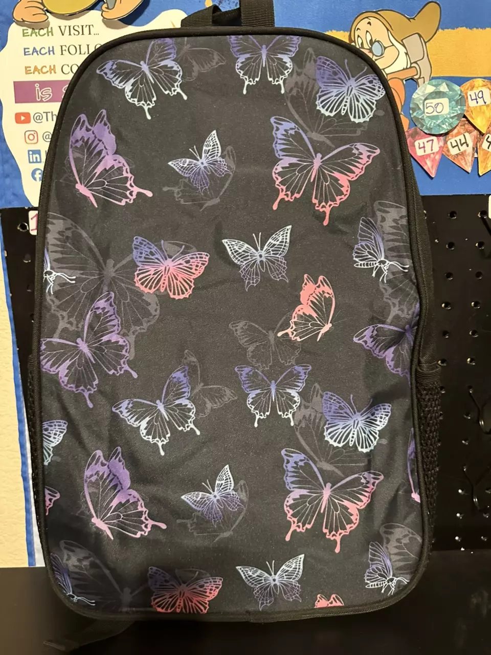 Unbranded Butterfly Full Size Backpack thumbnail
