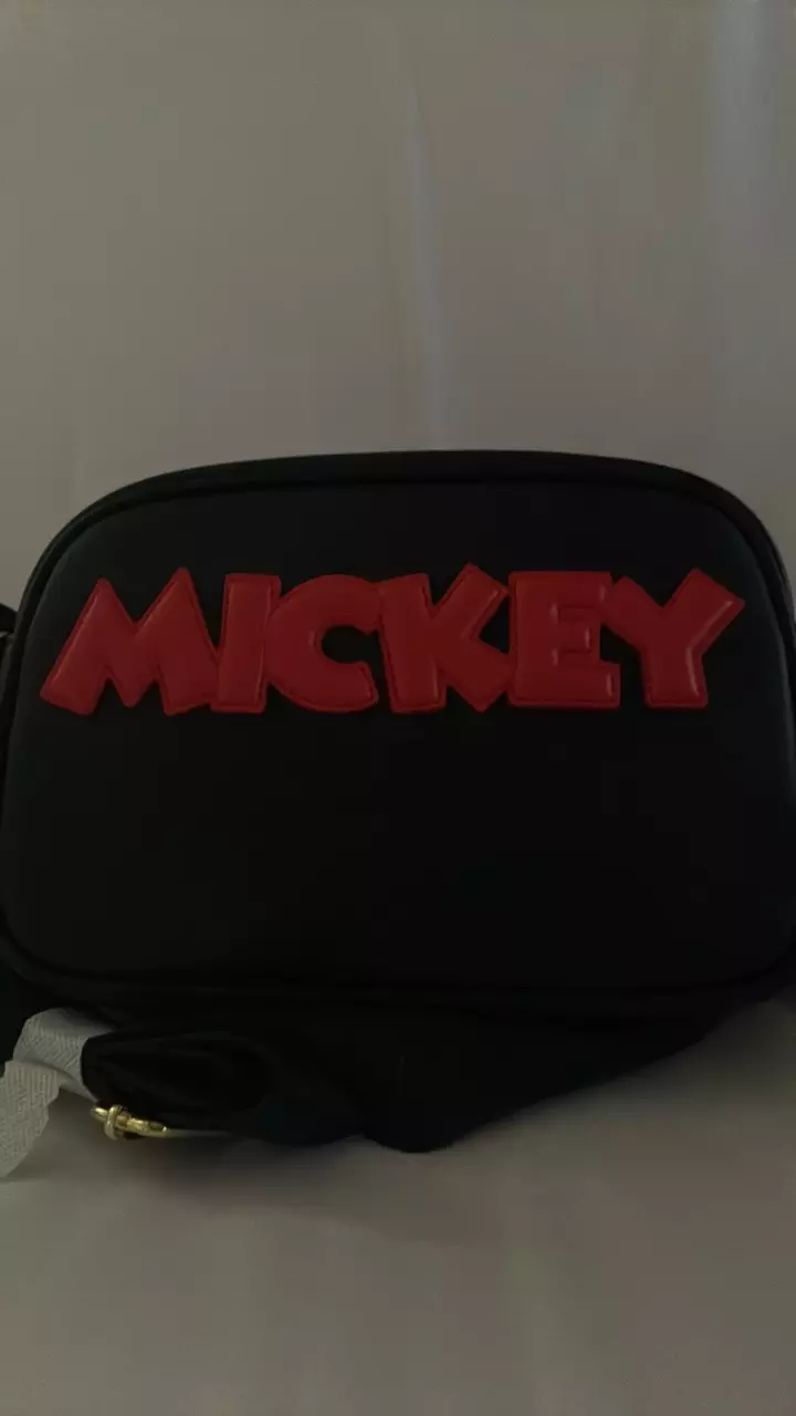 Mickey heart tag Loungefly Crossbody purse thumbnail