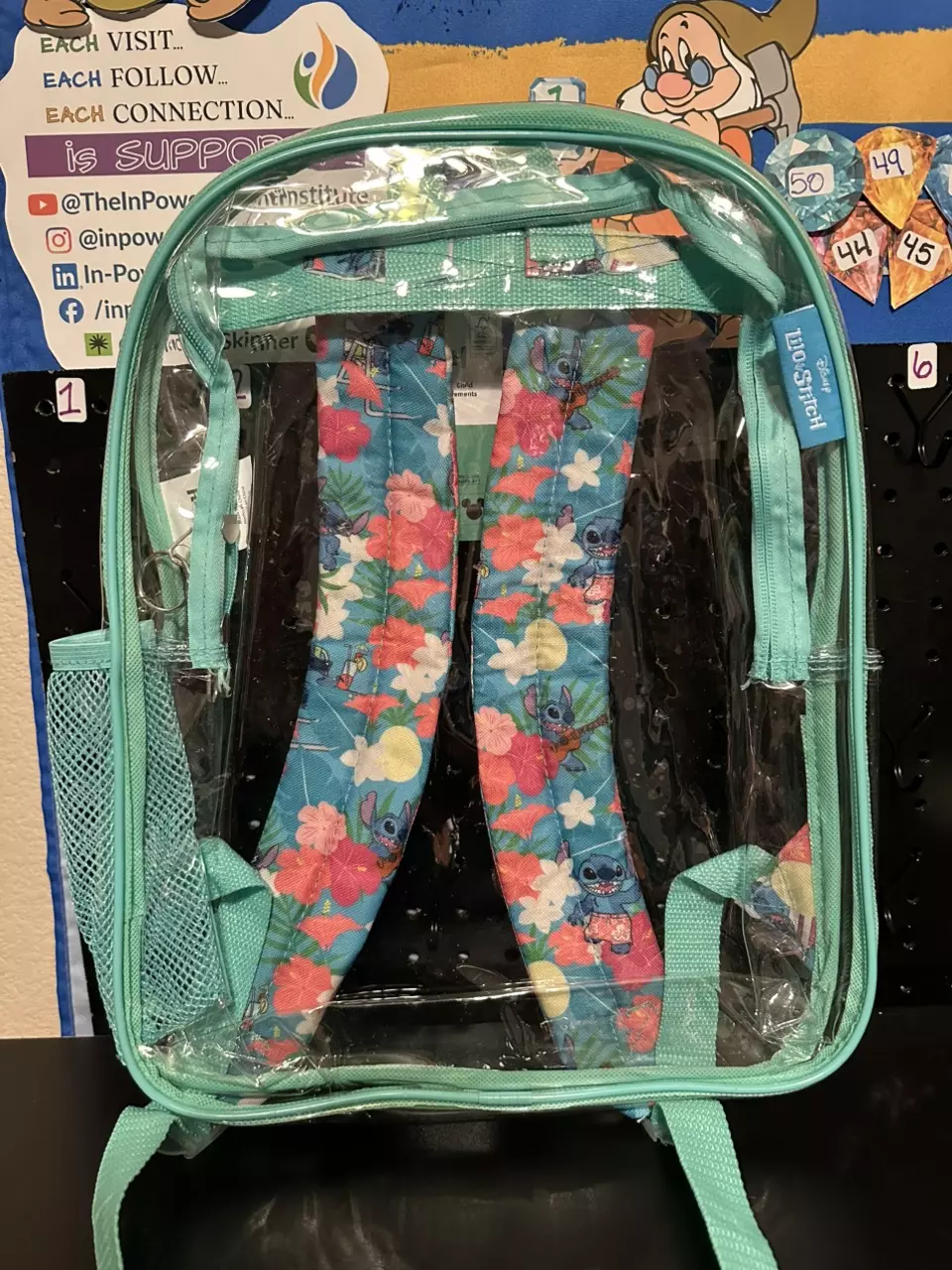 Bioworld Clear Stitch Full Size Backpack thumbnail