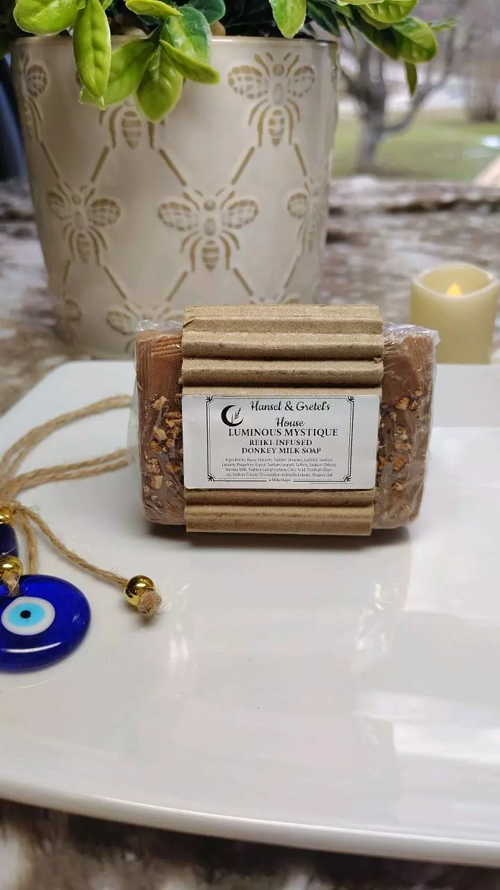 Hansel and Gretel's House (oatmeal cookies) reiki infused donkey milk soap thumbnail