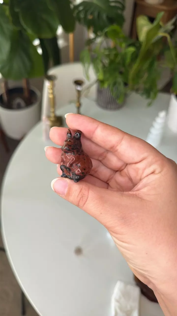 Mahogany obsidian bunny thumbnail