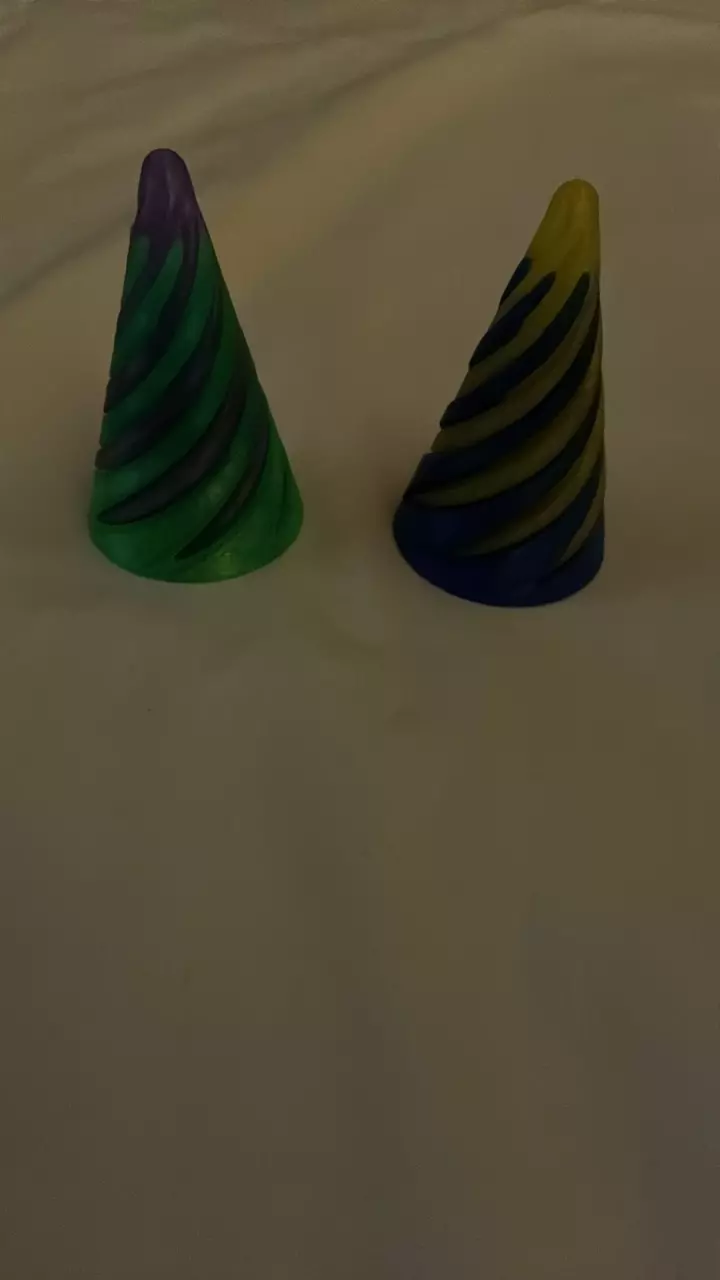 3-D printed fidget cone thumbnail