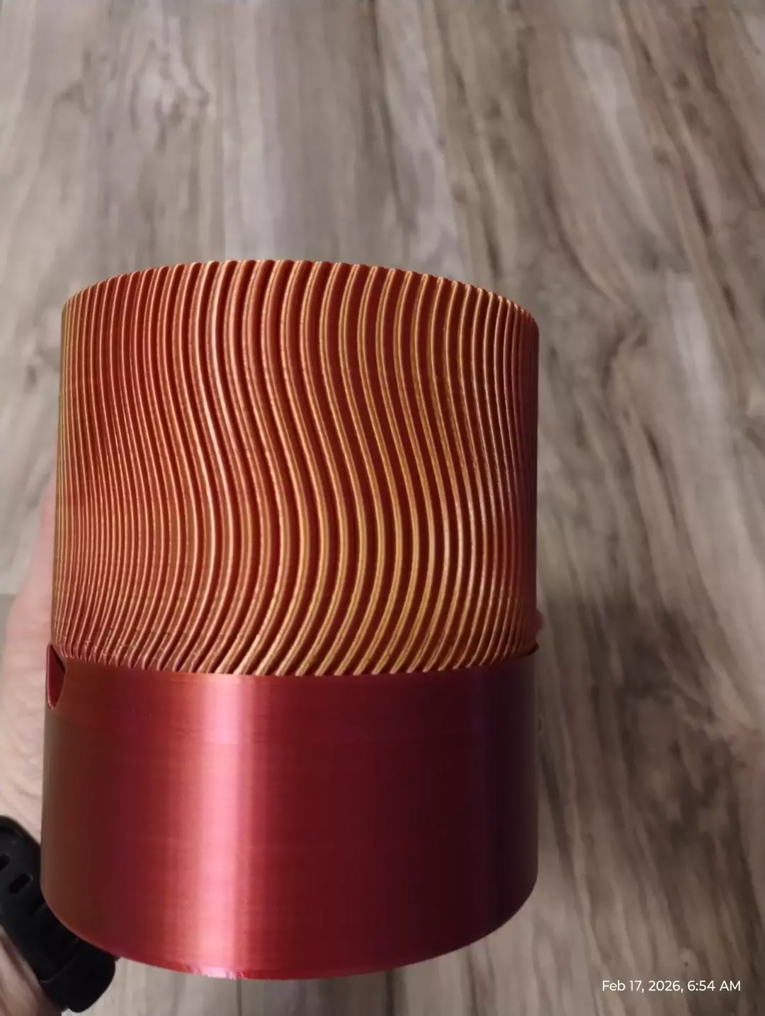 Self watering pot 3D printed, dual color thumbnail