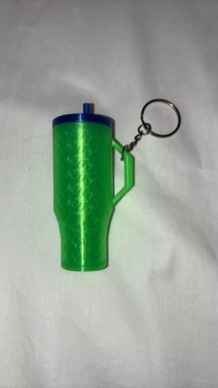 3-D printed Tumblr keychain thumbnail