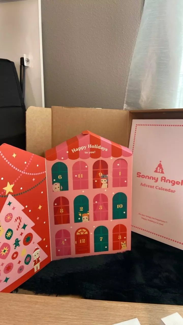 SONNY ANGEL CHRISTMAS ADVENT CALENDAR BOXES w/ original shipping box  DREAMS thumbnail