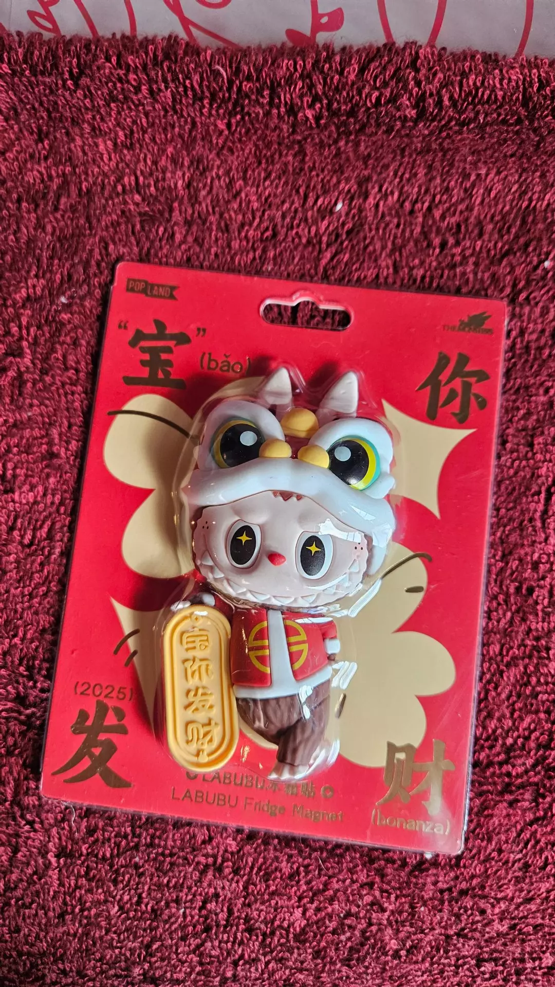 PopLand Exclusive May You Get Rich Series Fridge Magnet Labubu thumbnail