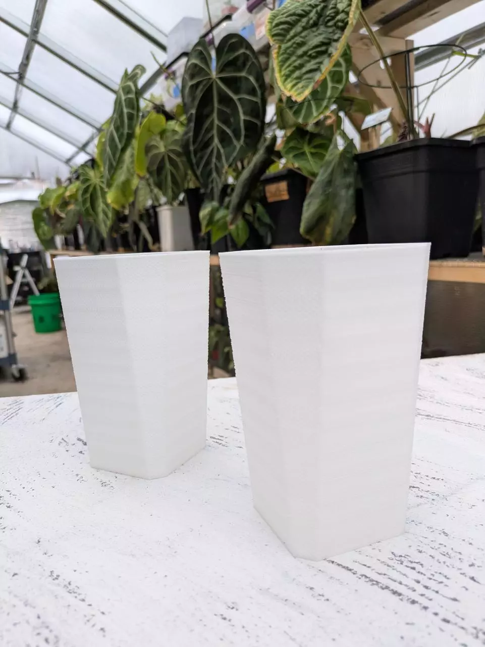 Ayr Pots Medium set of 2 - White thumbnail