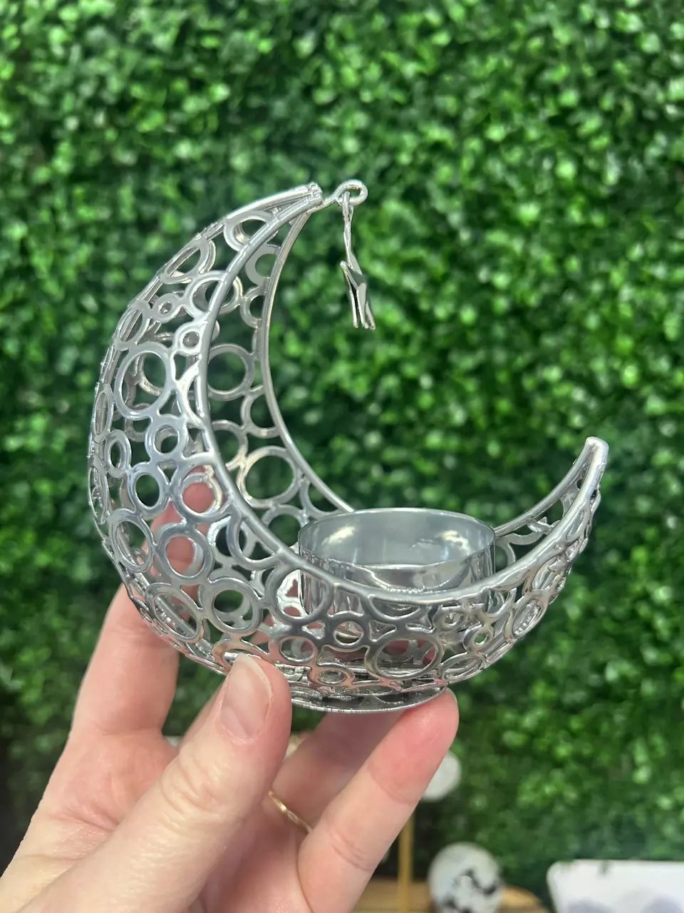 WAS $8//Moon Votive Candle Holder/Sphere Stand thumbnail