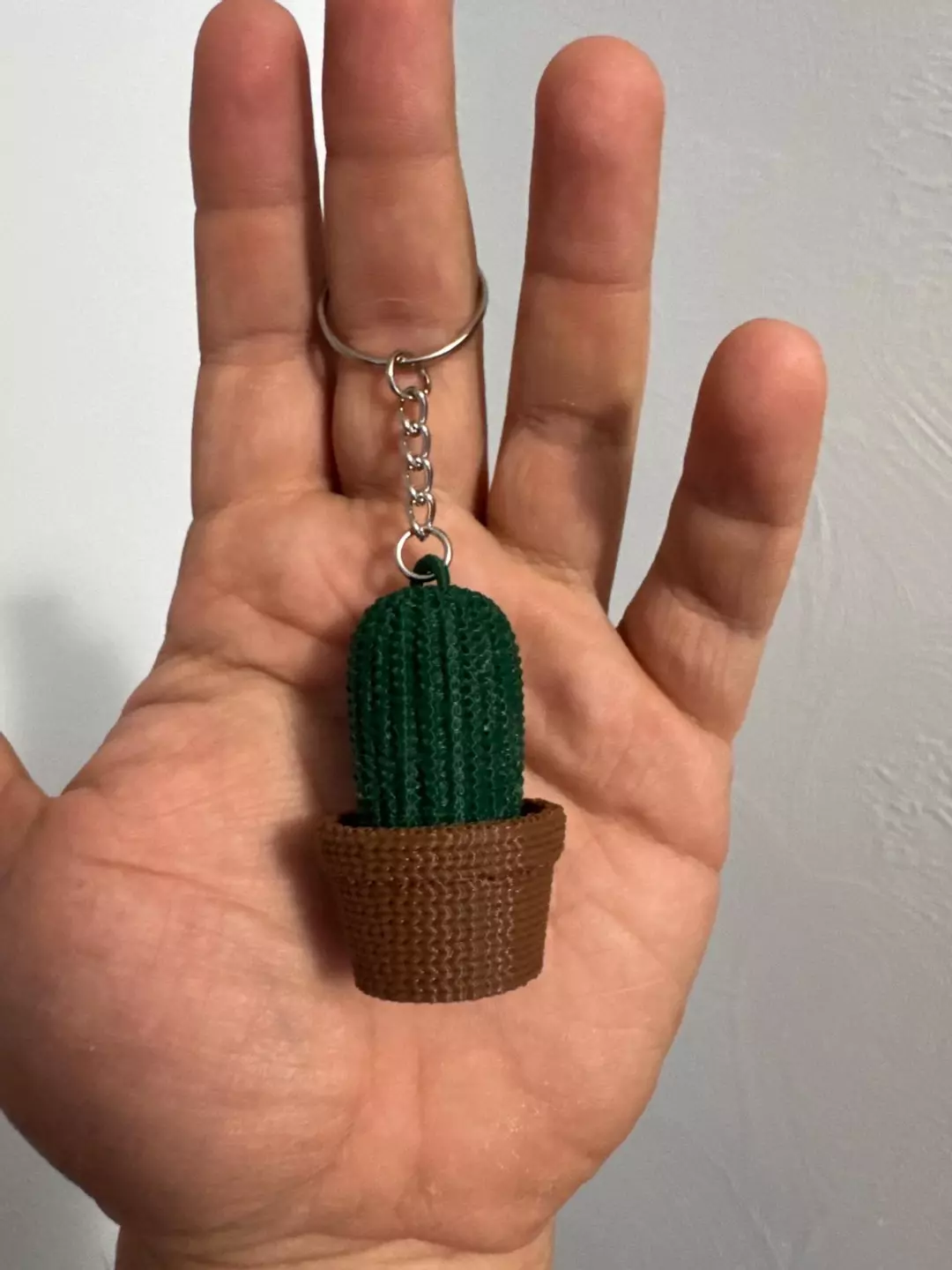 Cactus 🌵 Knit Keychain thumbnail
