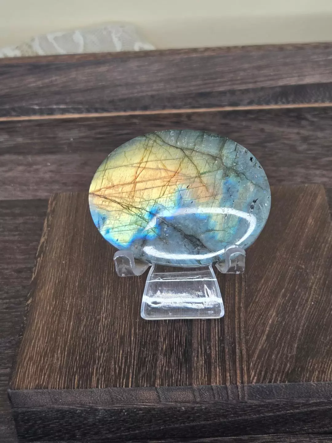 Labradorite palmstone thumbnail