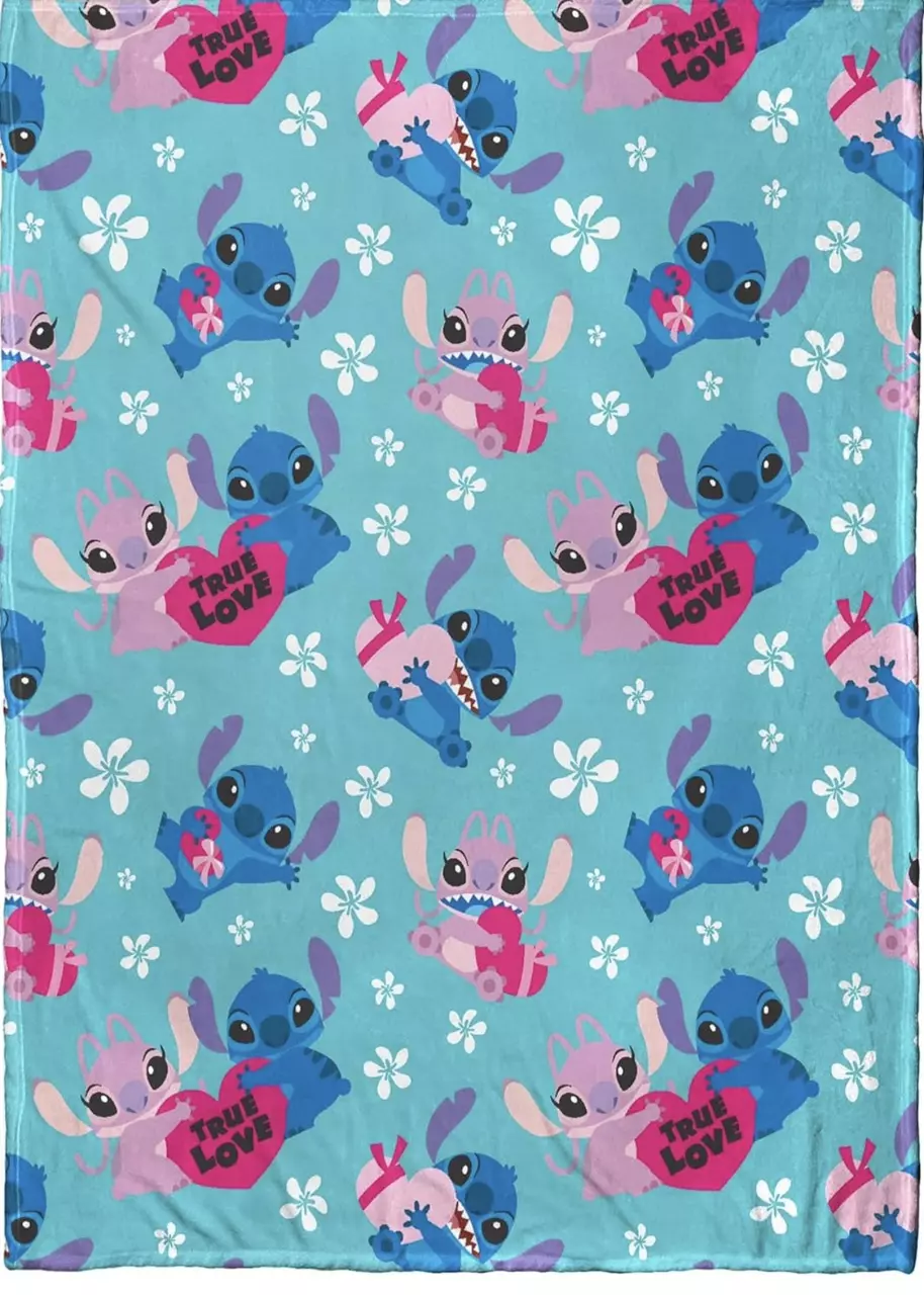 Northwest Lilo and Stitch Silk Touch Throw Blanket, 50" x 70",Tropical True Love thumbnail