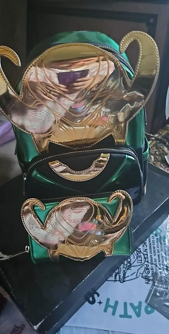 Loki Loungefly mini backpack and wallet set thumbnail