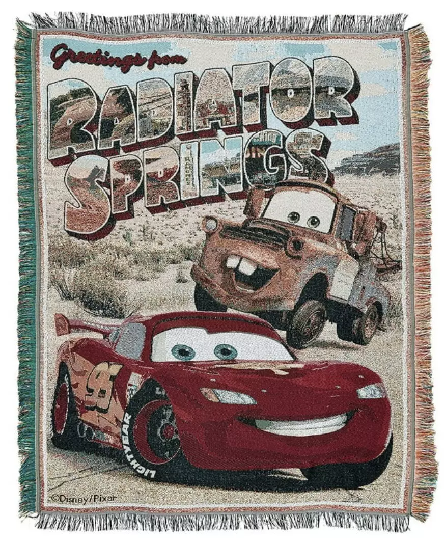 Disney Cars Tapestry Throw Blanket, 48x60, Multicolor, Polyester, Machine Wash thumbnail