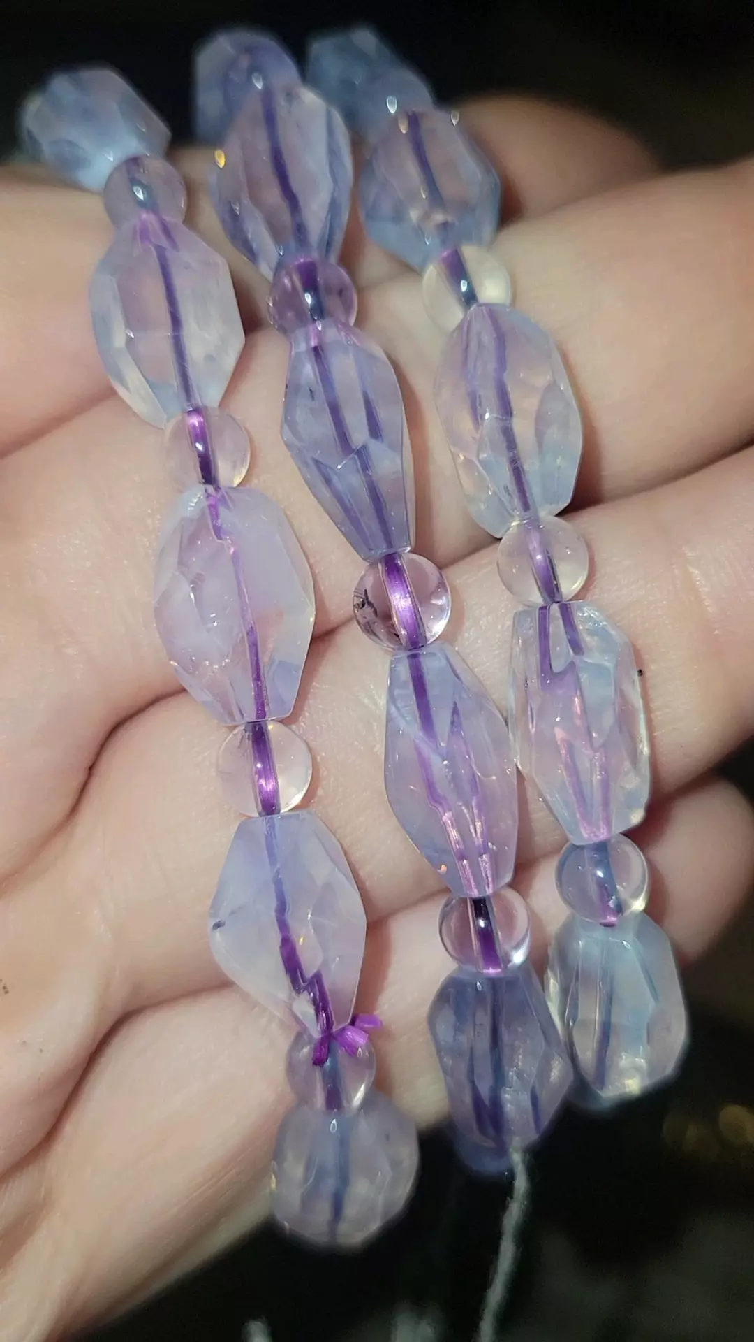 Lavendar Moon Quartz Bracelet thumbnail