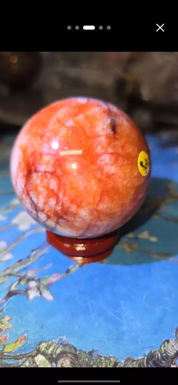 Fire quartz sphere thumbnail